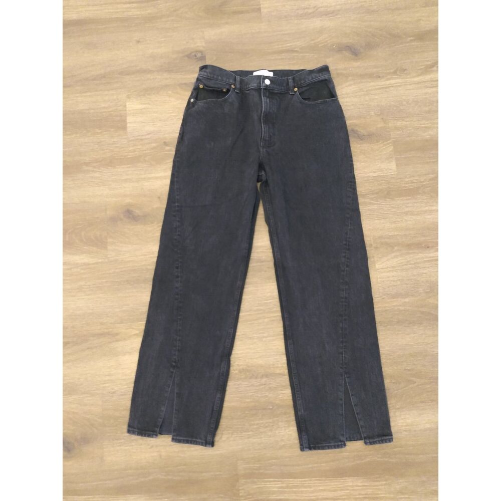 Abercrombie & Fitch 90's Relaxed Jean High-Rise Split Hem Women's Size 12R